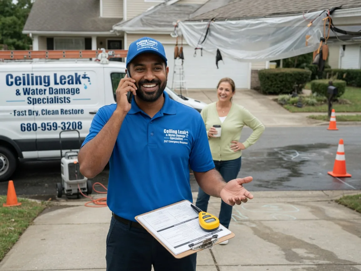 Ceiling Leak Cleanup Chinook, WA FAQs